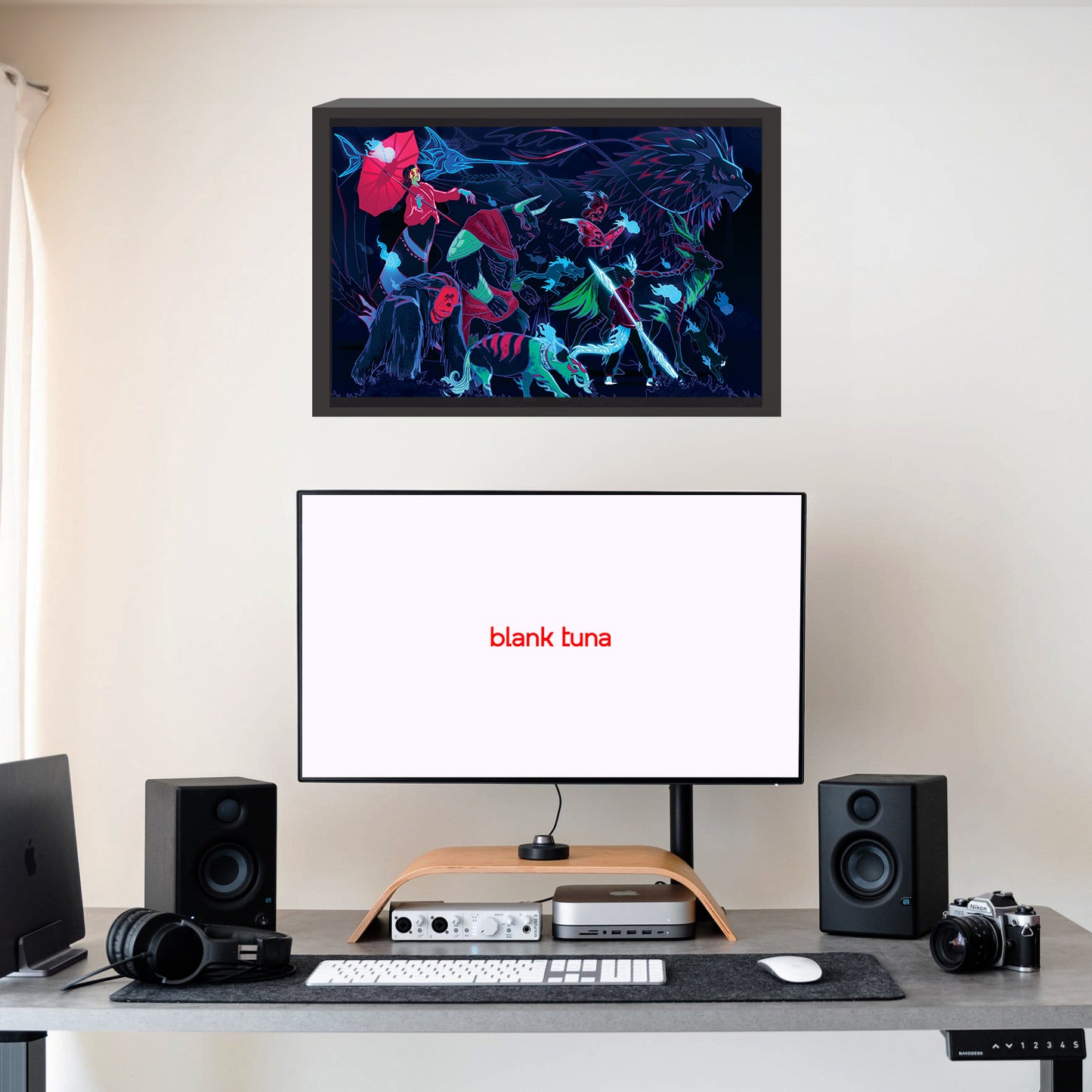 Odendonnn's The Four Symbols Collection - "Seiryuu, The Azure Dragon" Acrylic Wall Art