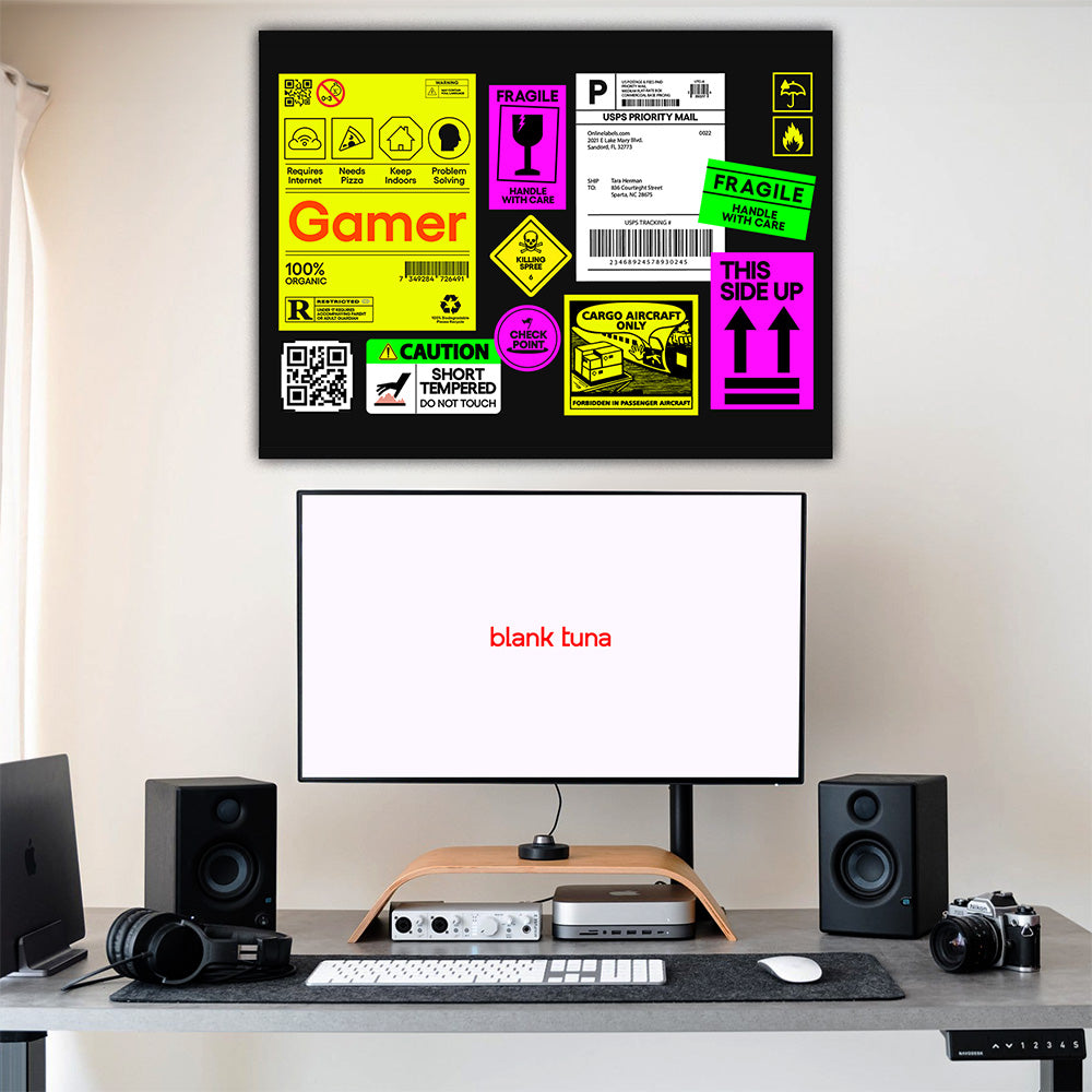 Gamer Essentials Collection - "Neon Payload" Acrylic Wall Art