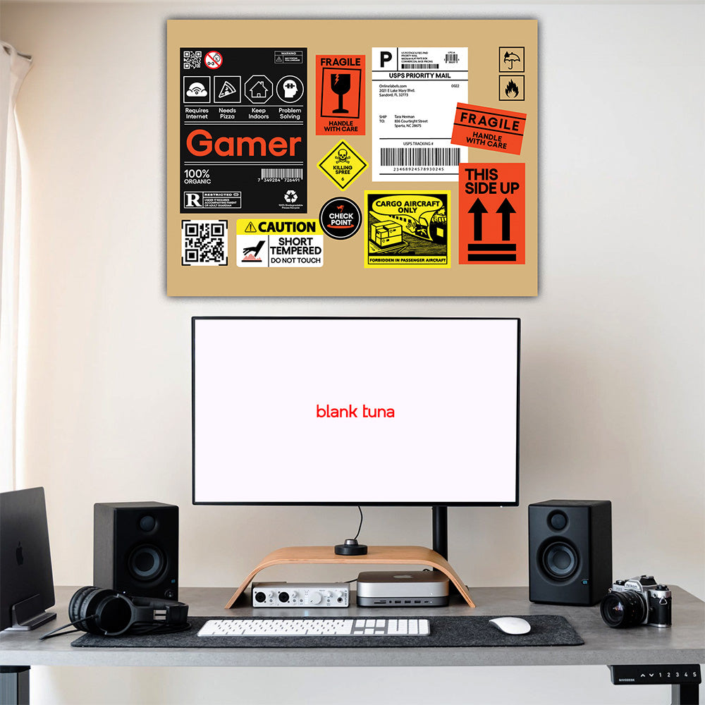 Gamer Essentials Collection - "Critical Delivery" Acrylic Wall Art