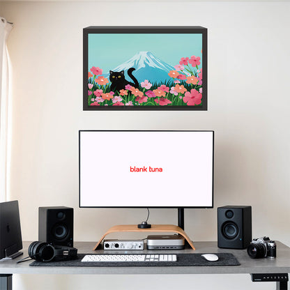 Floral Reverie (Mountain) Collection - "Cat" Acrylic Wall Art