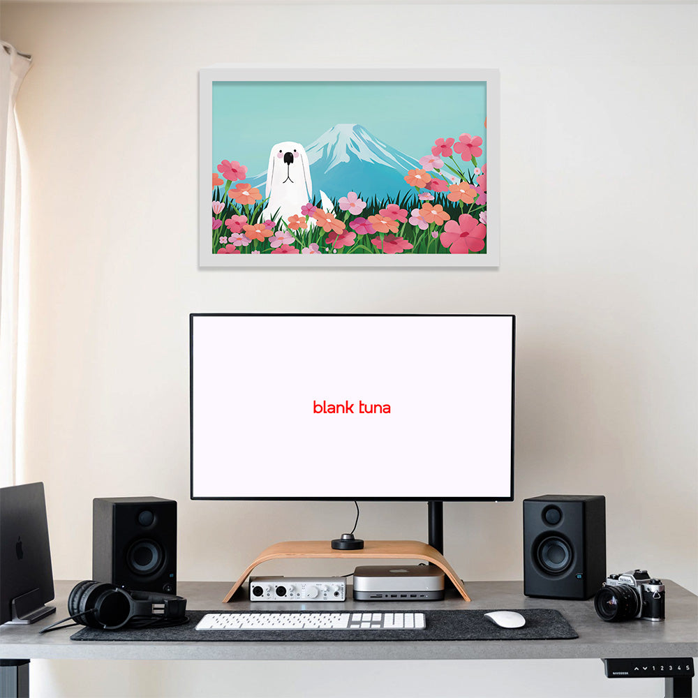 Floral Reverie (Mountain) Collection - "Dog" Acrylic Wall Art