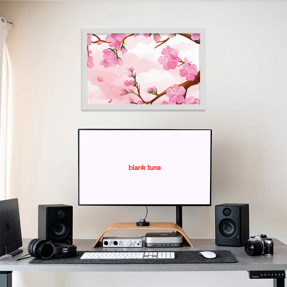 Floral Reverie (Sakura) Collection - "Landscape" Acrylic Wall Art