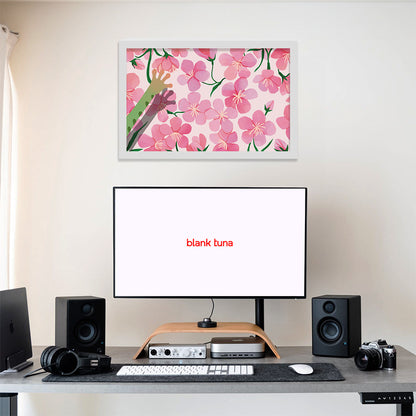 Floral Reverie (Sakura) Collection - "Frog" Acrylic Wall Art