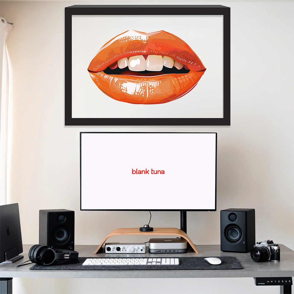 Transparent Collection - "Lips" Acrylic Wall Art