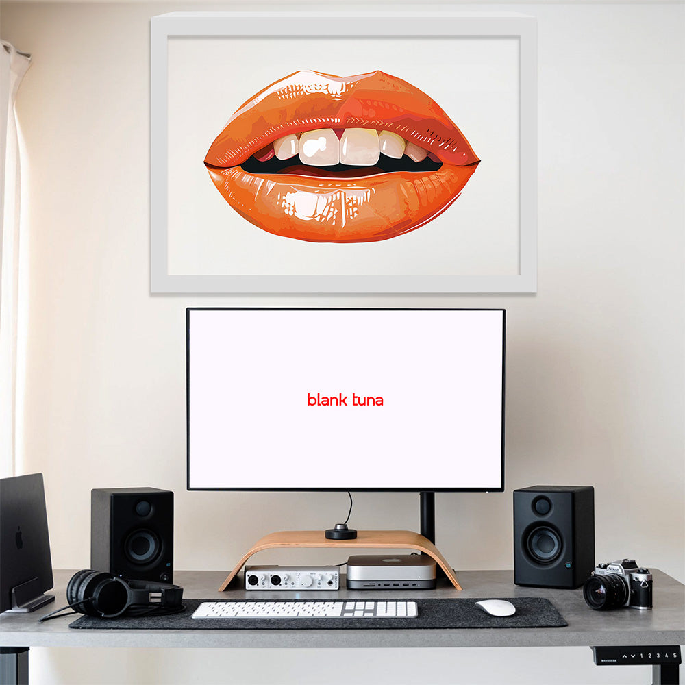 Transparent Collection - "Lips" Acrylic Wall Art