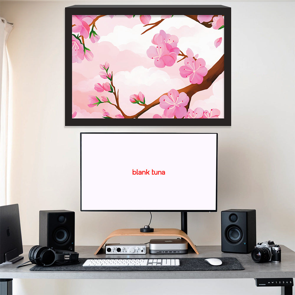 Floral Reverie (Sakura) Collection - "Landscape" Acrylic Wall Art