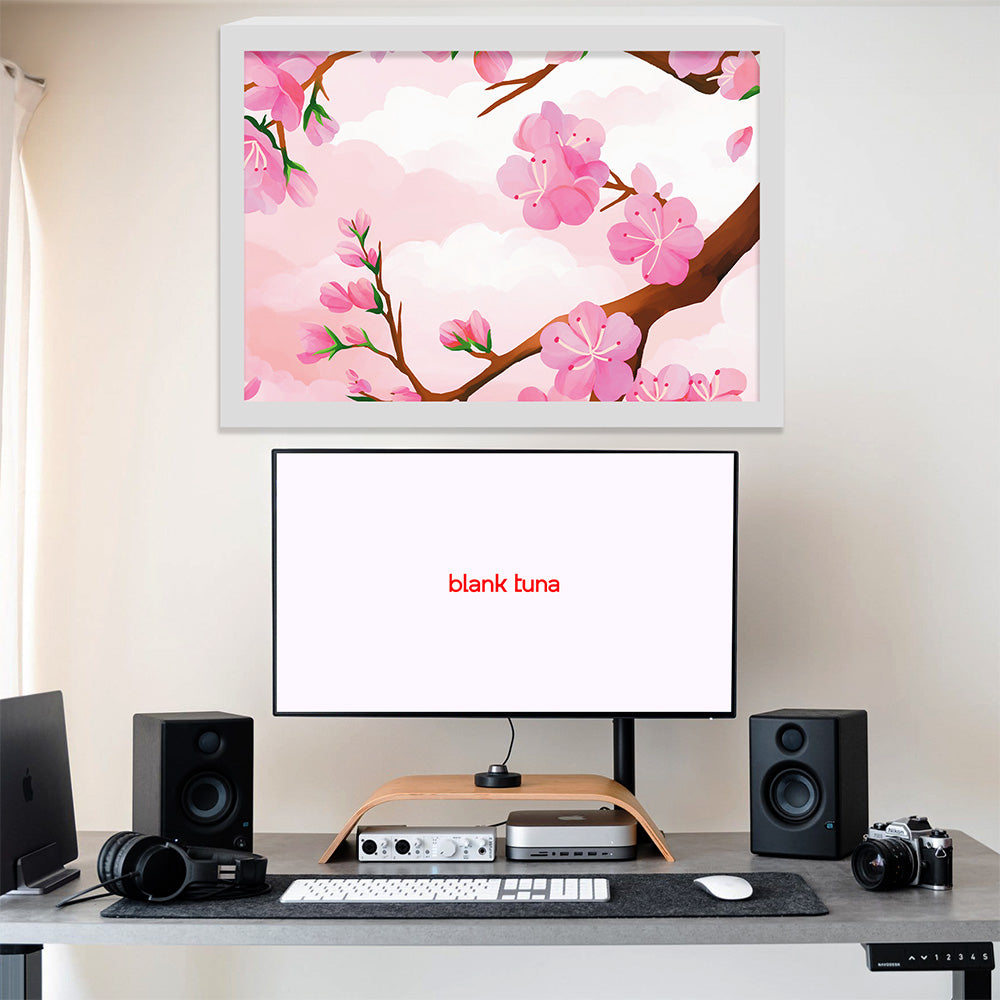 Floral Reverie (Sakura) Collection - "Landscape" Acrylic Wall Art