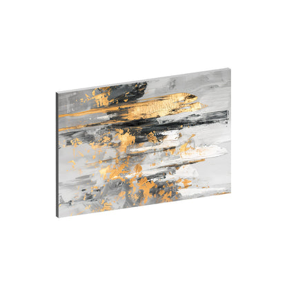 Abstract Collection (Black & Gold) - "363A" Acrylic Wall Art