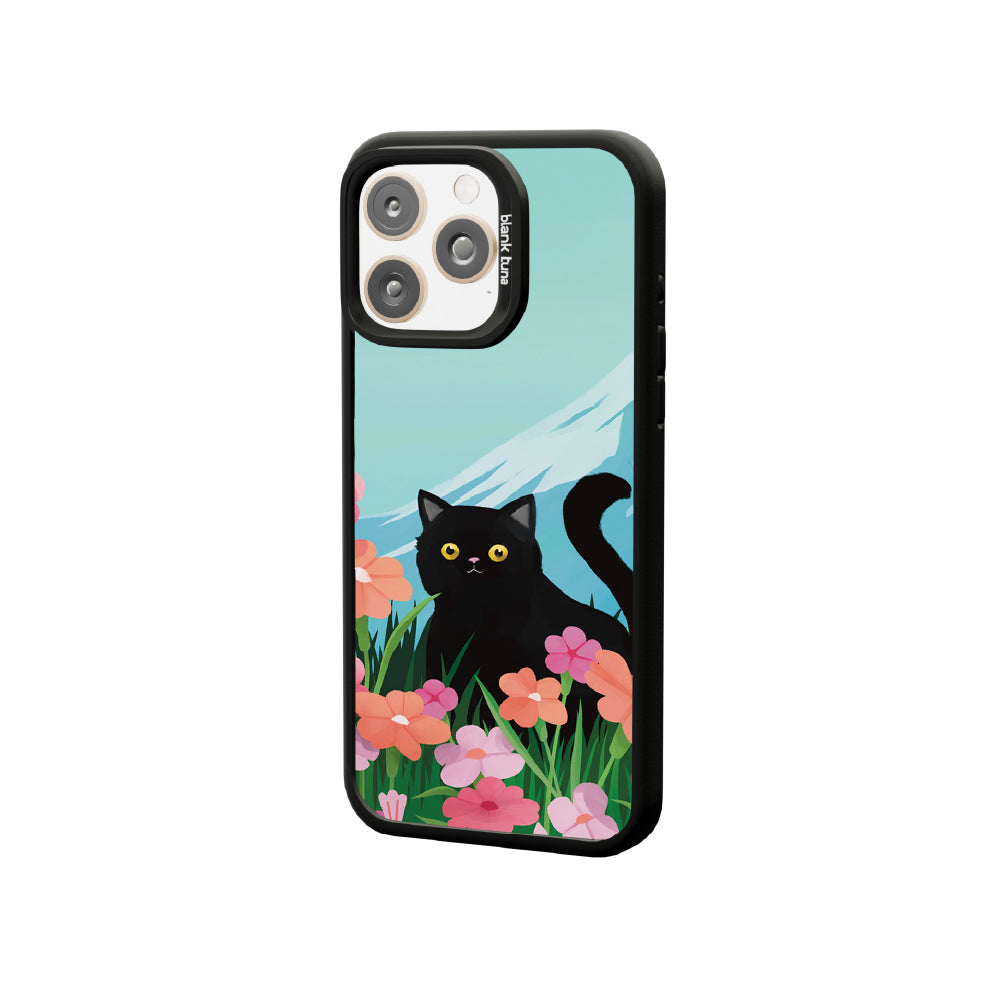 Floral Reverie (Mountain) Collection - "Cat" MagSnap Case (iPhone)