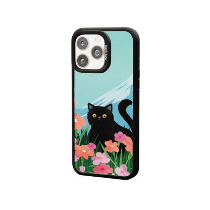 Floral Reverie (Mountain) Collection - "Cat" MagSnap Case (iPhone)