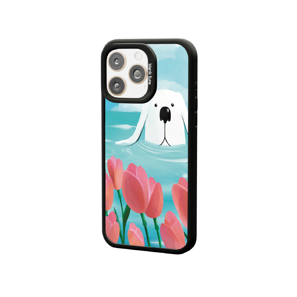 Floral Reverie (Lake) Collection - "Dog" MagSnap Case (iPhone)
