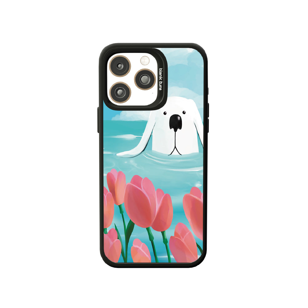 Floral Reverie (Lake) Collection - "Dog" MagSnap Case (iPhone)