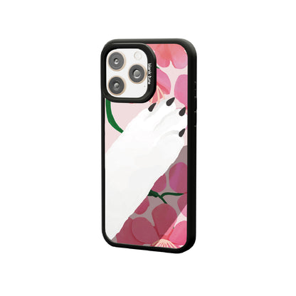 Floral Reverie (Sakura) Collection - "Dog" MagSnap Case (iPhone)