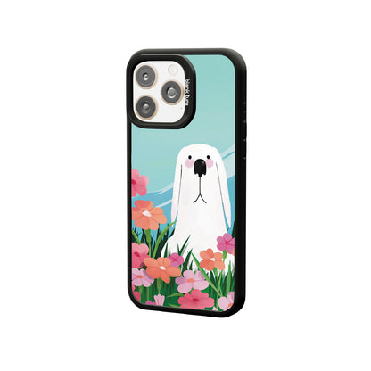 Floral Reverie (Mountain) Collection - "Dog" MagSnap Case (iPhone)