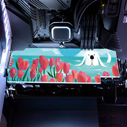 Floral Reverie (Lake) Collection - "Dog" Graphics Card (GPU) Backplate