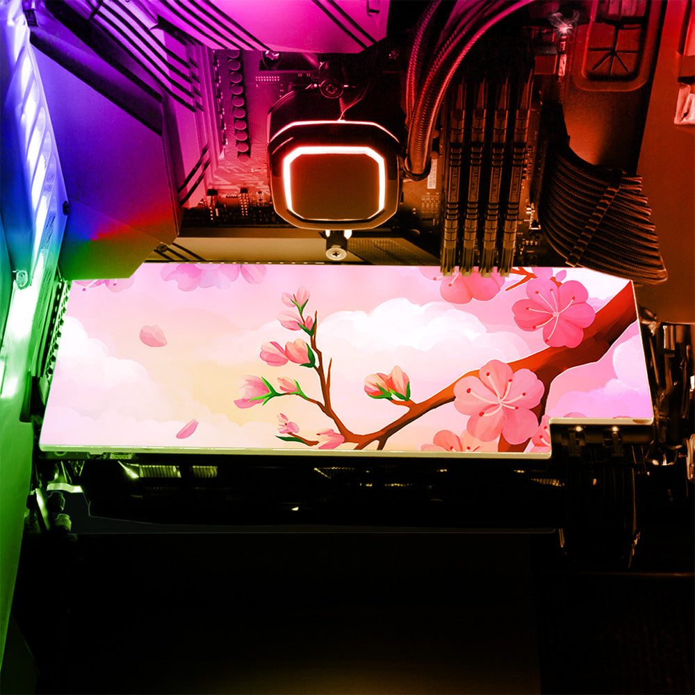 Floral Reverie (Sakura) Collection - "Landscape" Graphics Card (GPU) Backplate