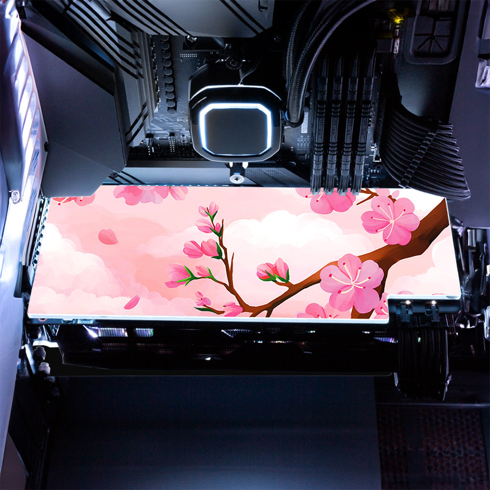 Floral Reverie (Sakura) Collection - "Landscape" Graphics Card (GPU) Backplate