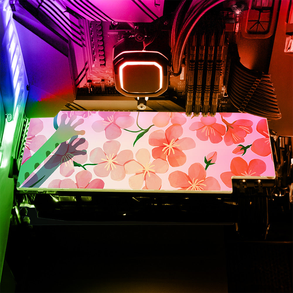 Floral Reverie (Sakura) Collection - "Frog" Graphics Card (GPU) Backplate