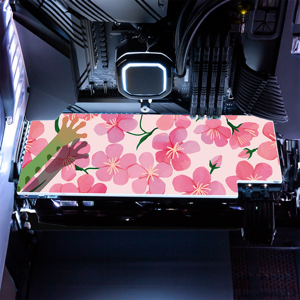 Floral Reverie (Sakura) Collection - "Frog" Graphics Card (GPU) Backplate