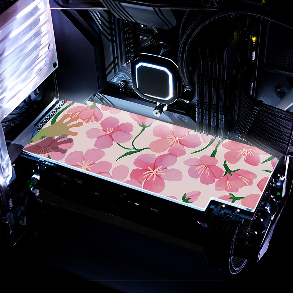 Floral Reverie (Sakura) Collection - "Frog" Graphics Card (GPU) Backplate