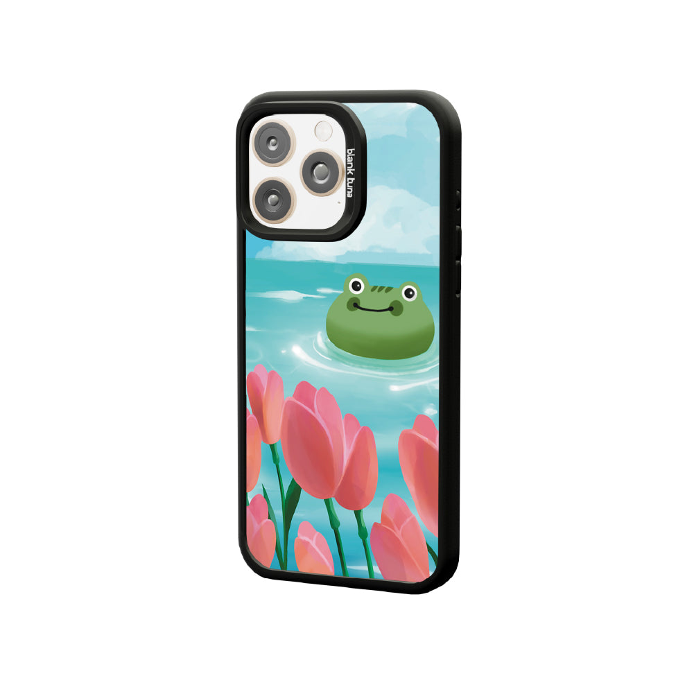 Floral Reverie (Lake) Collection - "Frog" MagSnap Case (iPhone)