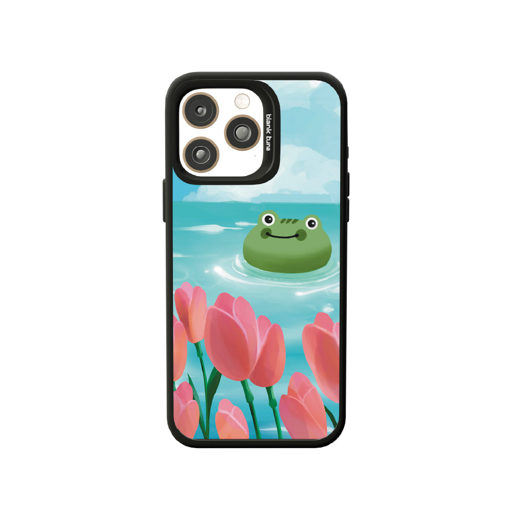 Floral Reverie (Lake) Collection - "Frog" MagSnap Case (iPhone)