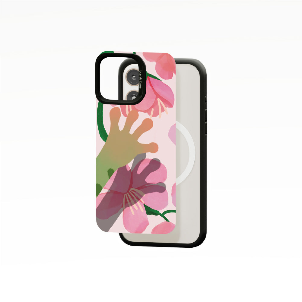 Floral Reverie (Sakura) Collection - "Frog" MagSnap Case (iPhone)