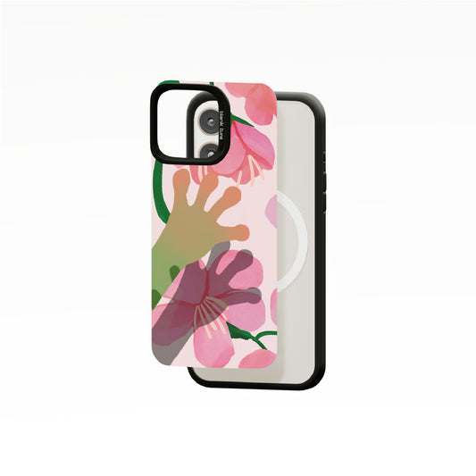 Floral Reverie (Sakura) Collection - "Frog" MagSnap Case (iPhone)