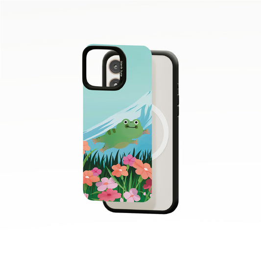 Floral Reverie (Mountain) Collection - "Frog" MagSnap Case (iPhone)