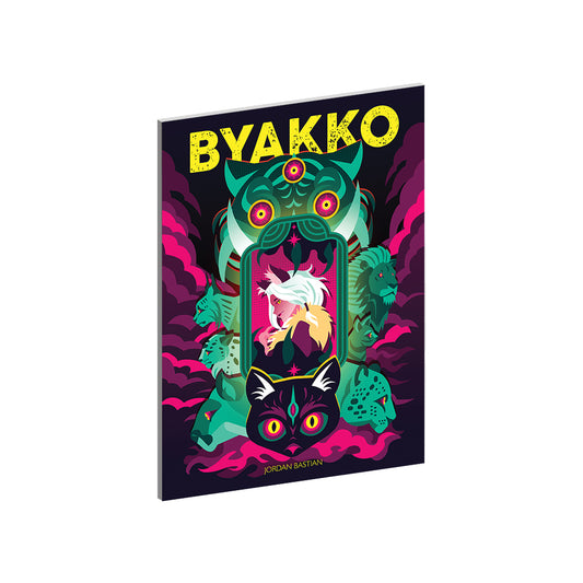 Odendonnn's The Four Symbols Collection - "Byakko, The White Tiger" Acrylic Wall Art