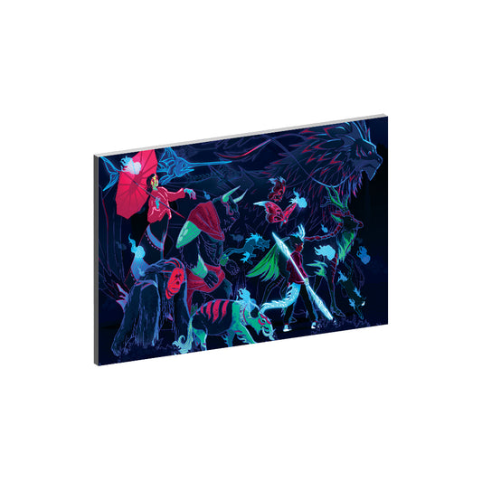 Odendonnn's The Four Symbols Collection - "Seiryuu, The Azure Dragon" Acrylic Wall Art