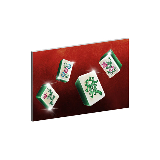 Mahjong Collection - "Red" Acrylic Wall Art