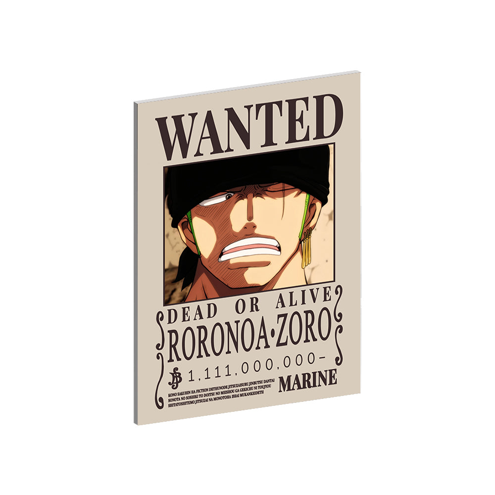 Custom Collection - One Piece Wanted Posters Metal Wall Art