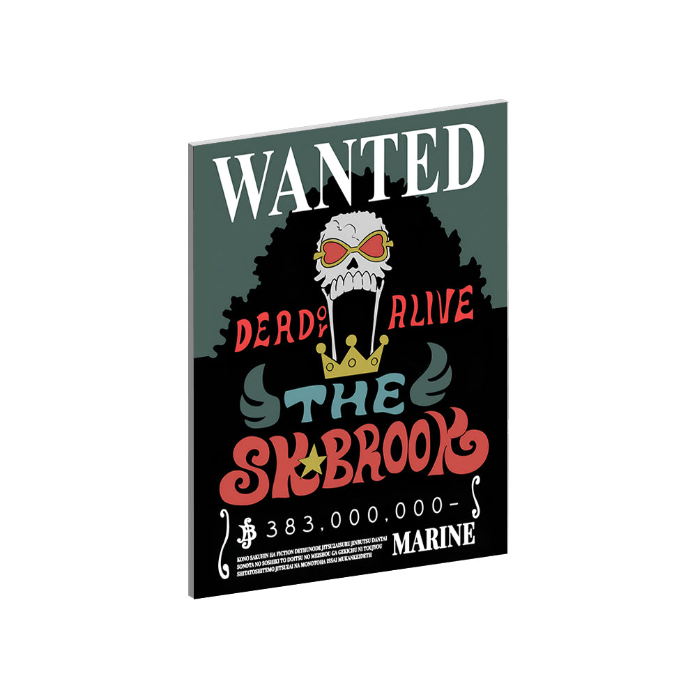 Custom Collection - One Piece Wanted Posters Metal Wall Art