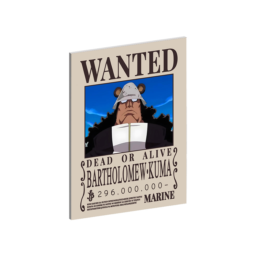 Custom Collection - One Piece Wanted Posters Metal Wall Art