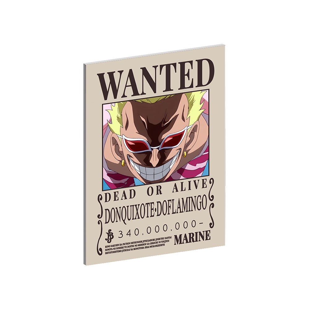 Custom Collection - One Piece Wanted Posters Metal Wall Art
