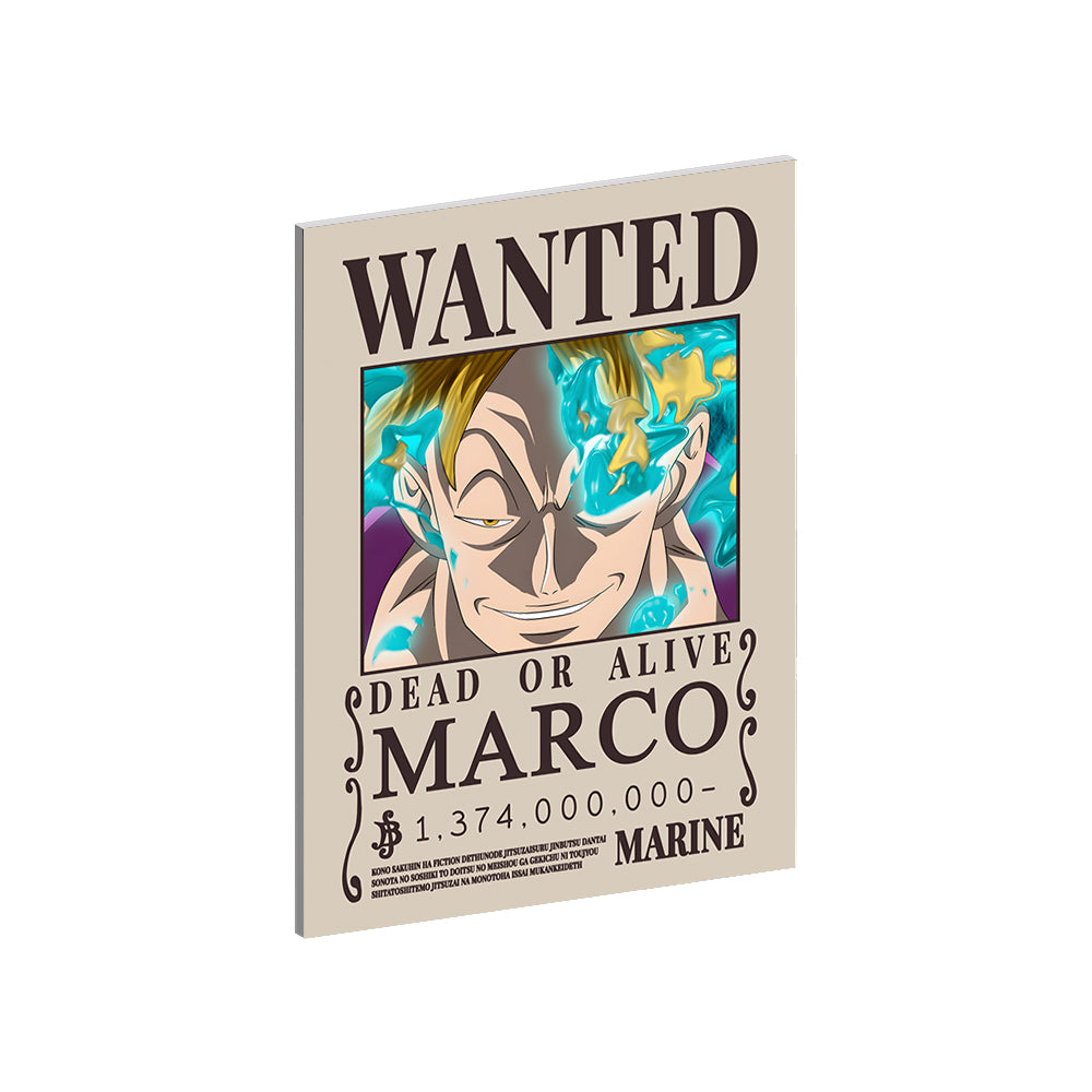 Custom Collection - One Piece Wanted Posters Metal Wall Art