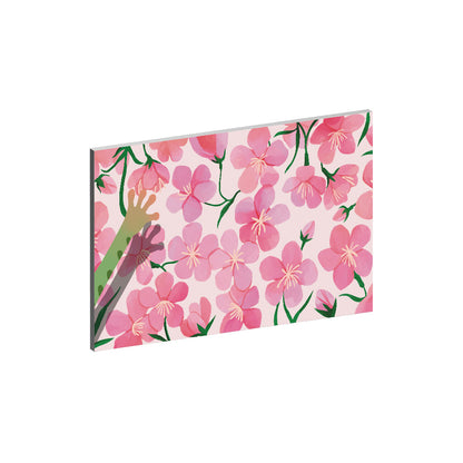 Floral Reverie (Sakura) Collection - "Frog" Acrylic Wall Art