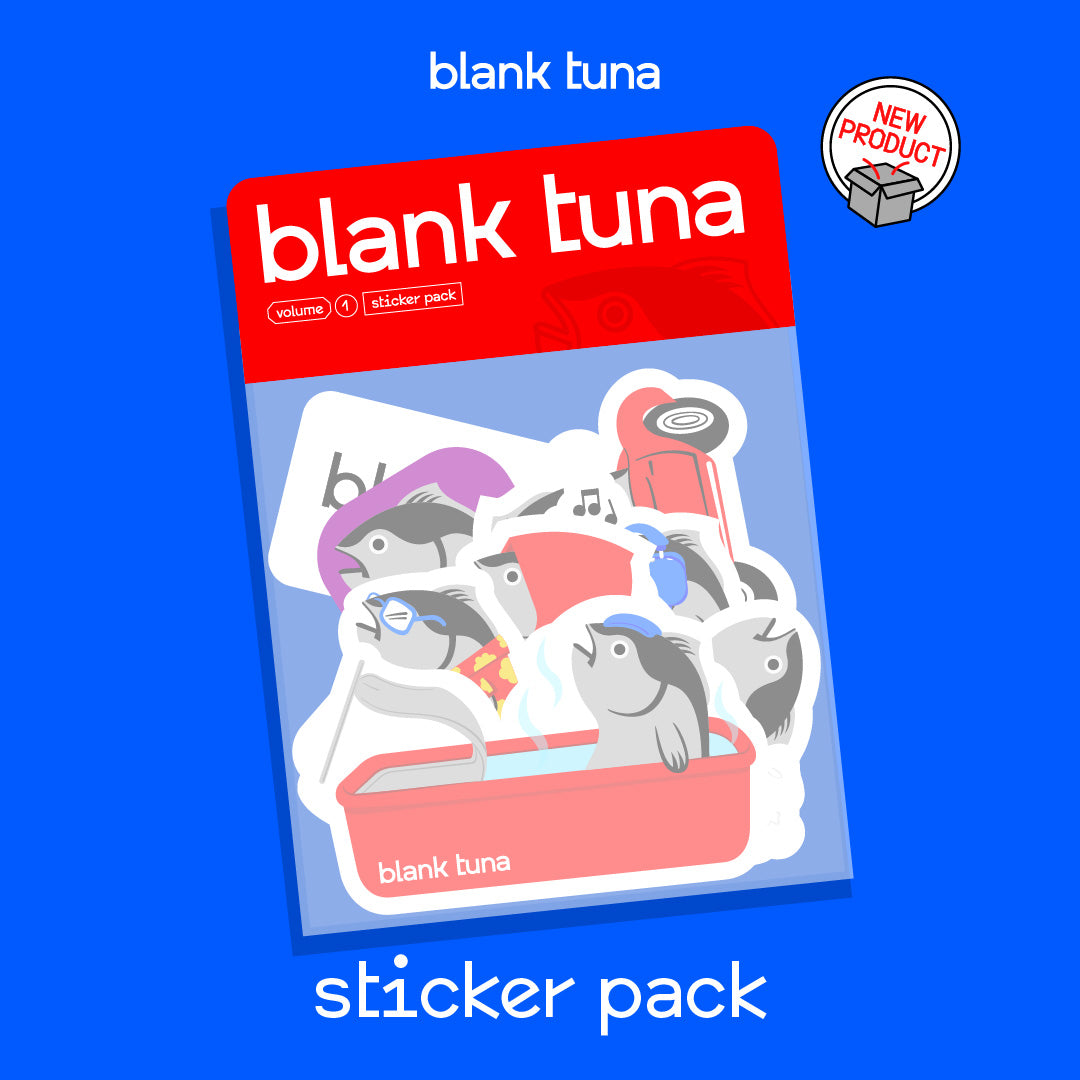 Blank Tuna Sticker Pack - Volume 1